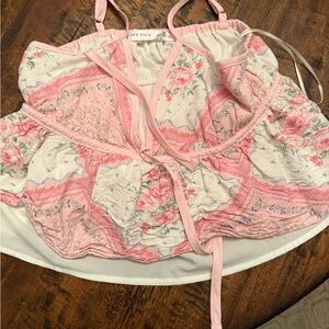 Altard State Floral Pink Camisole Top
